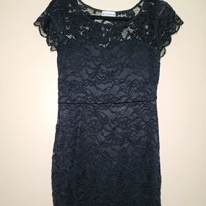 Black Lace Dress Medium Juniors